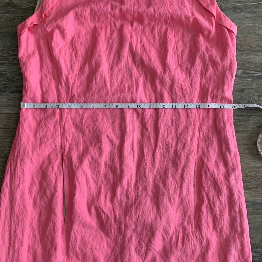 Lafayette 148 sleeveless crepe dress in Bubblegum pink sz 12 - Picture 14 of 16